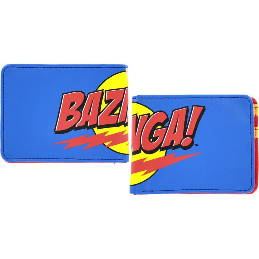 Big Bang Theory Bazinga! Bi-fold Wallet, Blue